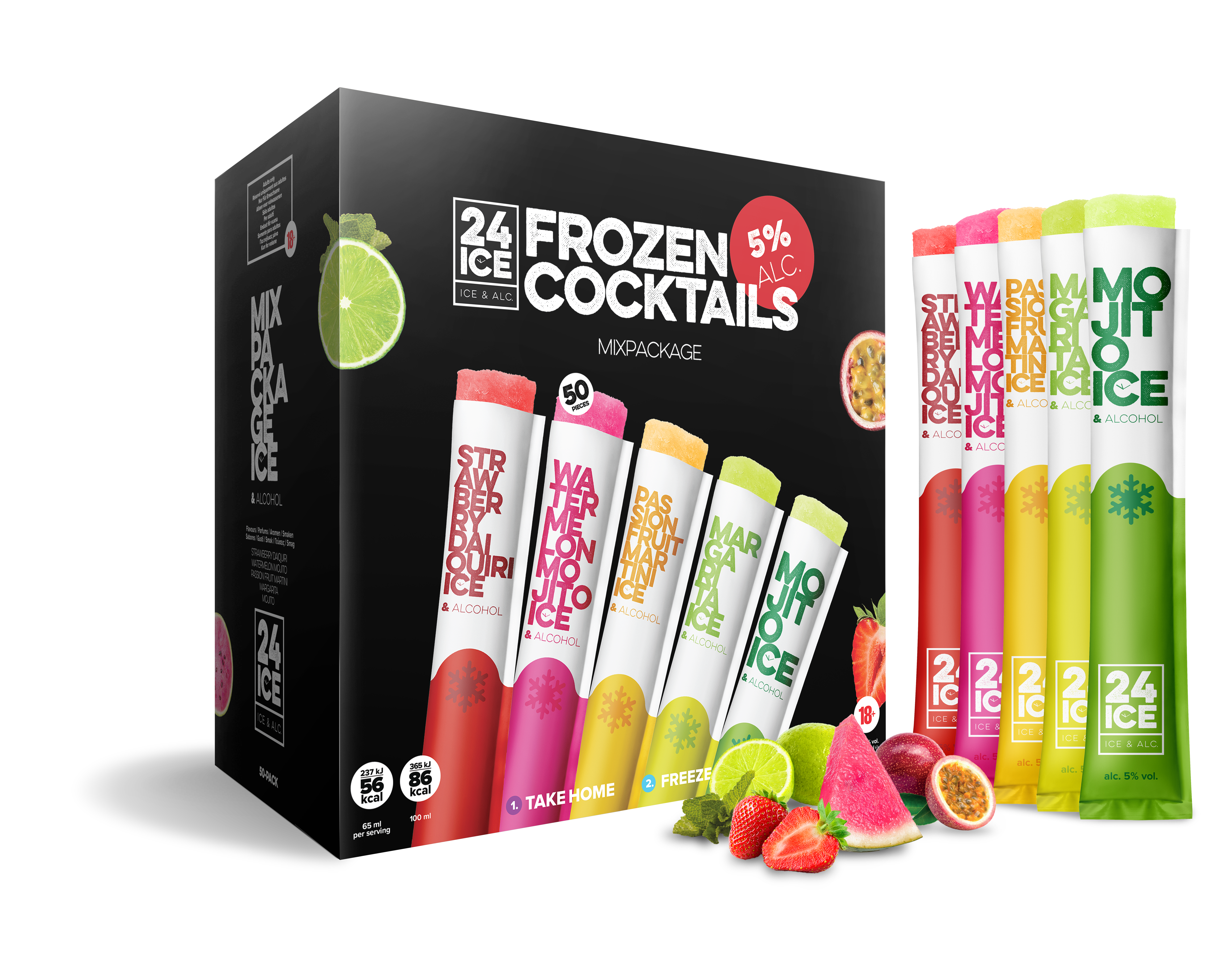 Mix Package NEW 50-pack - 24 ICE - EN