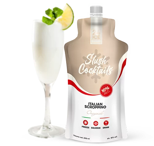 IJskoude Scroppino slush cocktail met citroen en prosecco